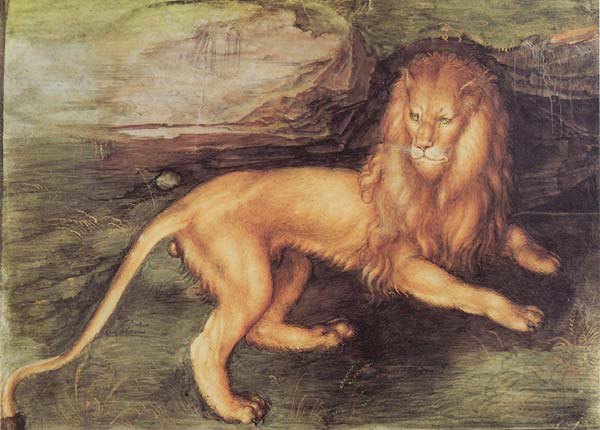 Lion 1494 by Albrecht Durer - Click Image to Close