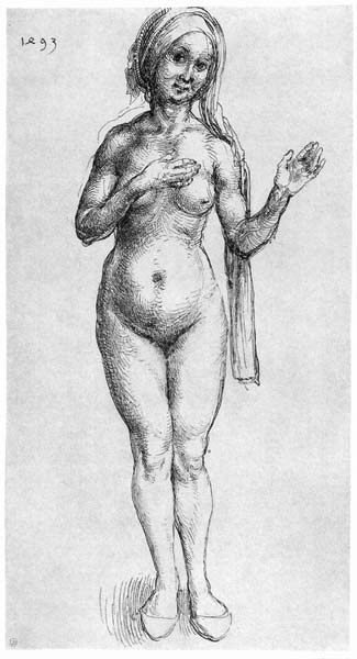 Nude 1493, Albrecht Durer - Click Image to Close
