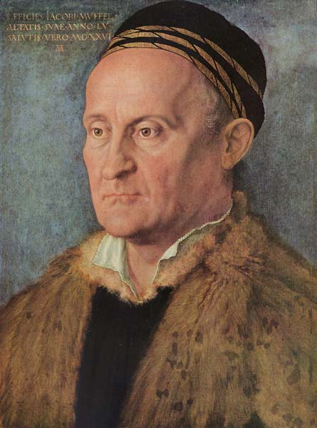 Portrait of jacob muffle 1526, Albrecht Durer - Click Image to Close