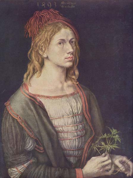 Self portrait 1493, Albrecht Durer - Click Image to Close