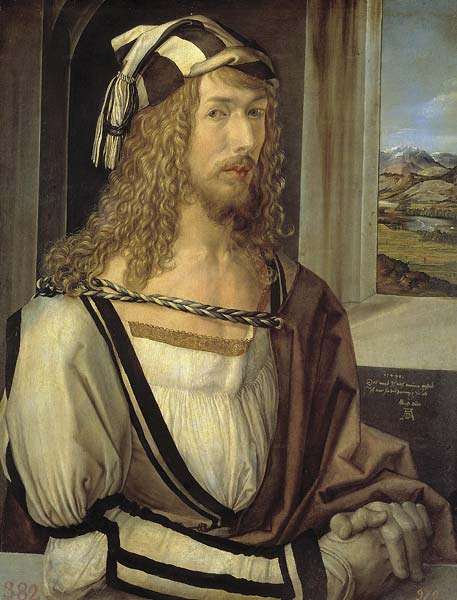 Self portrait 1498, Albrecht Durer - Click Image to Close