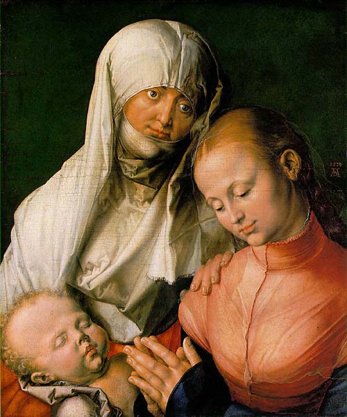 The virgin and child with st anne, Albrecht Durer - Click Image to Close