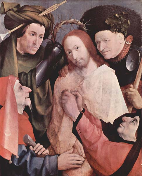 Crowned with thorns 1500 by Hieronymus Bosch - Click Image to Close