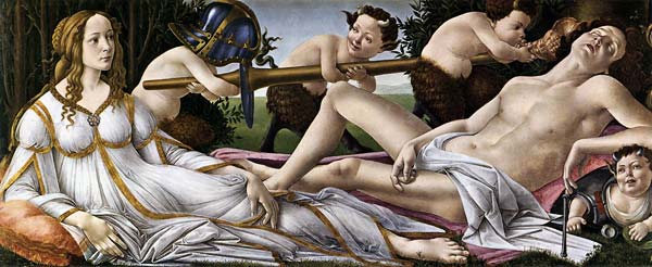 Venus and mars, Sandro Botticelli - Click Image to Close
