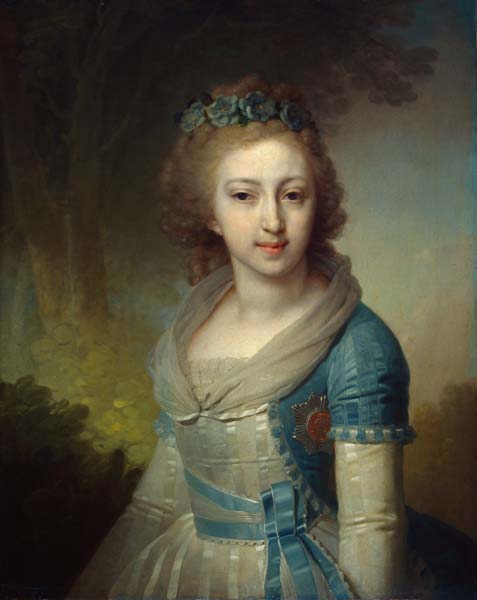 Grand duchess elena pavlovna of russia 1799 by Vladimir Boroviko - Click Image to Close