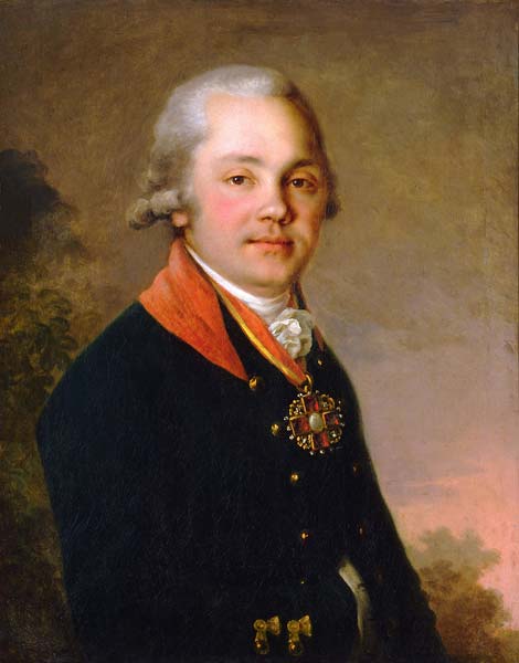 Portrait of alexander dmitrievich arseniev 1797, Vladimir Borovi - Click Image to Close