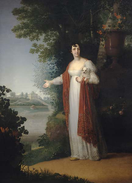 Portrait of d a derzhavina 1813, Vladimir Borovikovsky - Click Image to Close
