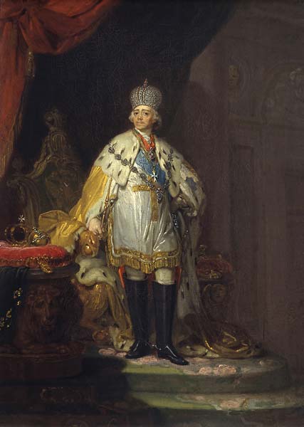 Portrait of emperor paul i 1800, Vladimir Borovikovsky - Click Image to Close