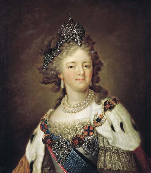 Portrait of empress maria fyodorovna, Vladimir Borovikovsky - Click Image to Close