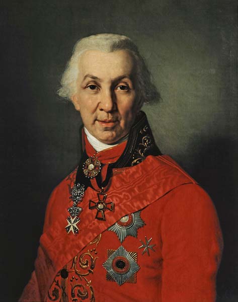 Portrait of gavrila romanovich derzhavin 1811, Vladimir Boroviko - Click Image to Close
