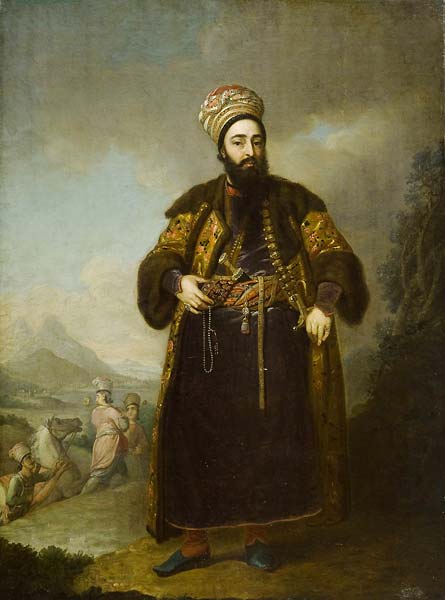 Portrait of murtaza kuli khan brother of aga mahommed the persia - Click Image to Close