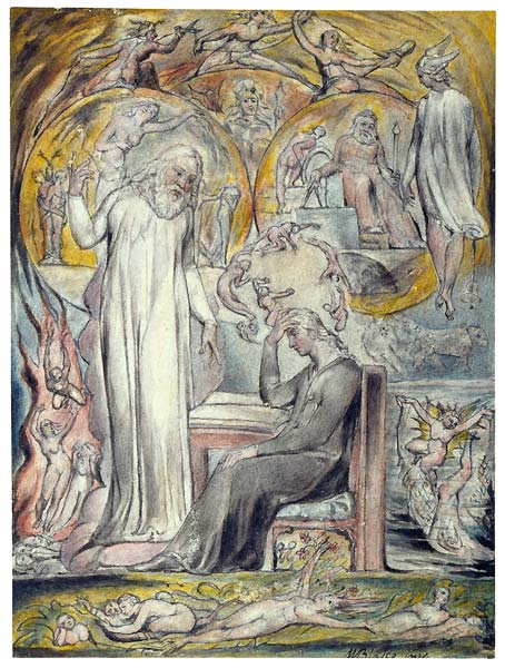 The spirit of plato 1820, William Blake - Click Image to Close