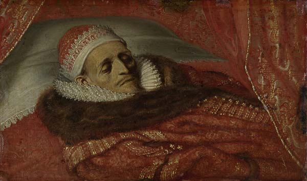 Maurits Prince of Orange on his death bed - Click Image to Close