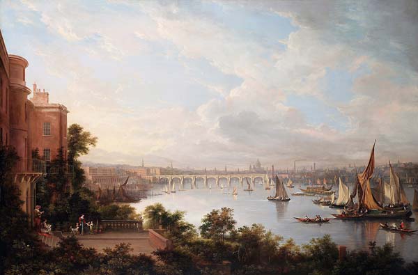 A prospect of London, seen from the Earl of Cassilis's privy gar - Click Image to Close