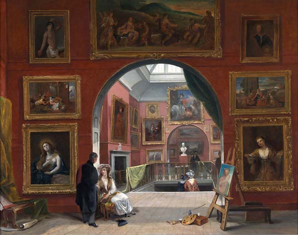 Interior of the British Institution - Click Image to Close