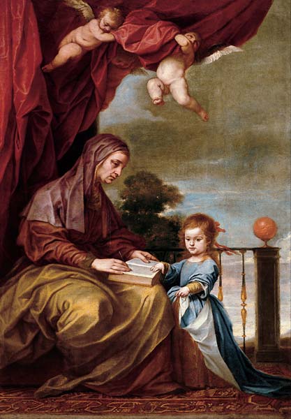 The Education of the Virgin - Click Image to Close