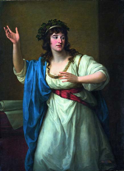 Portrait of the Impromptu Virtuoso Teresa Bandettini Landucci of - Click Image to Close