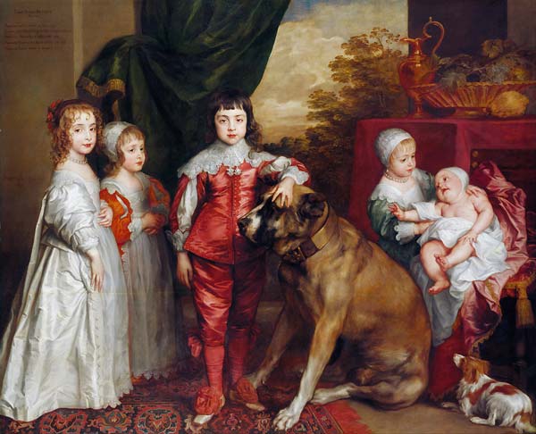 anthony van dyck 1599 Five Eldest Children of Charles I - Click Image to Close