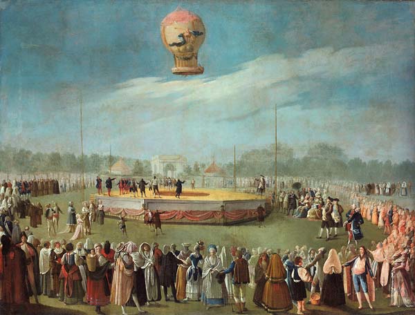 Ascent of a Balloon in the Presence of the Court of Charles IV - Click Image to Close