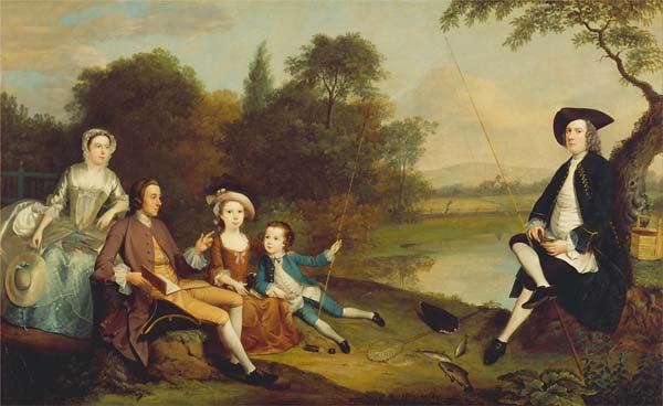 Portrait of a Family, Traditionally Known as the Swaine Family o - Click Image to Close