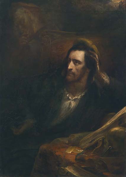 Ary Scheffer Faust in seiner Studierstube - Click Image to Close