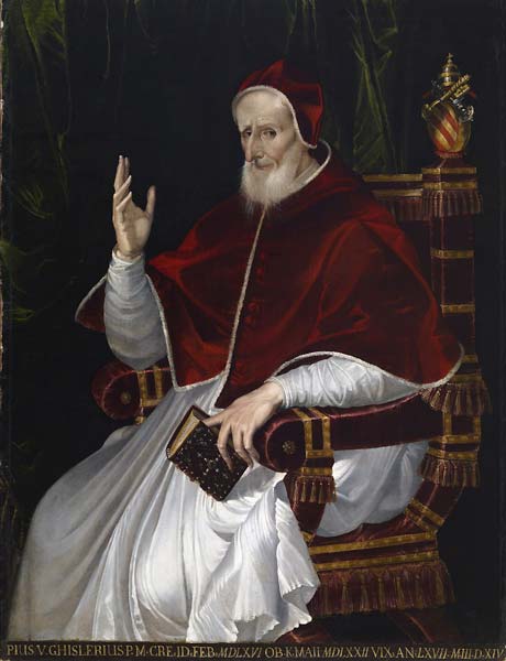 Portrait of Pope Pius V - Click Image to Close