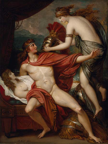 Thetis bringing the Armor to Achilles - Click Image to Close