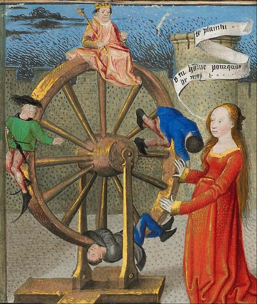 Philosophy Consoling Boethius and Fortune Turning the Wheel - Click Image to Close