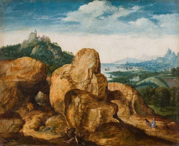 Landscape with the Flight to Egypt - Click Image to Close