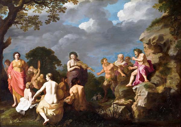 The Musical Contest between Apollo and Marsyas - Click Image to Close