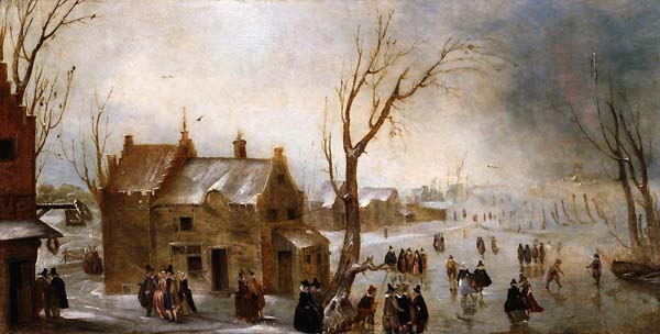 A Winter Scene on the Ice - Click Image to Close