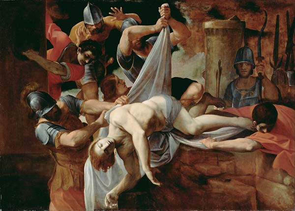 St. Sebastian Thrown into the Cloaca Maxima - Click Image to Close