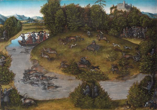 The Stag Hunt of the Elector Frederic the Wise (1463 1525) of Sa - Click Image to Close