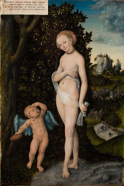 Venus with Cupid Stealing Honey - Click Image to Close