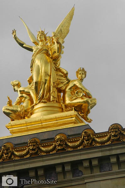 Roof of Paris Opera House - Click Image to Close