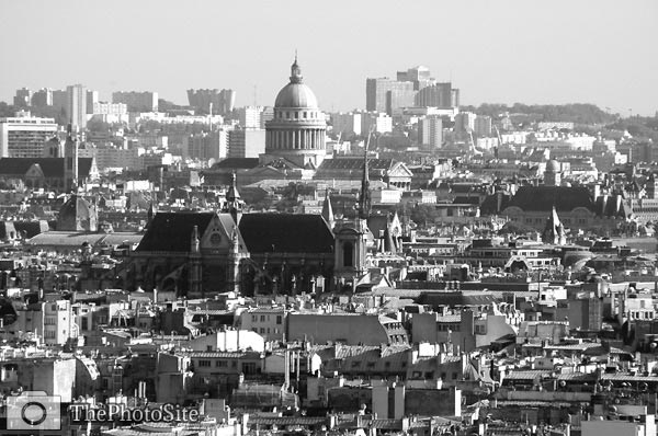 View across Paris, France - Click Image to Close