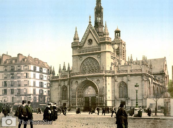 The cathedral, near the east railway station, Paris France - Click Image to Close