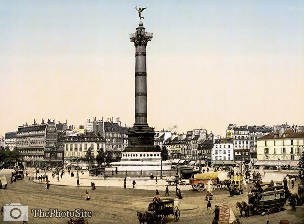 Place de la Bastille, Paris France - Click Image to Close