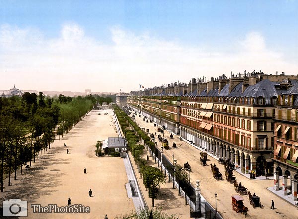 Avenue de la opera and the garden of the Tuileries, Exposition U - Click Image to Close