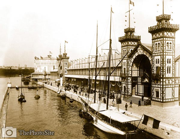 Transatlantic Panorama Pavilion, Paris Exposition, 1889 - Click Image to Close