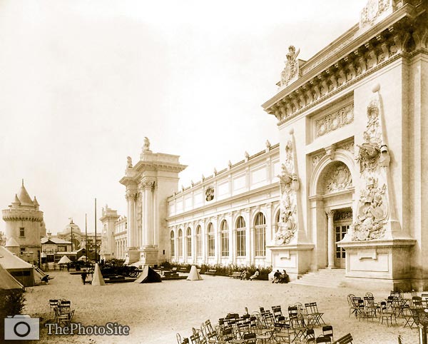Ministry of War exhibition building, Paris Exposition, 1889 - Click Image to Close