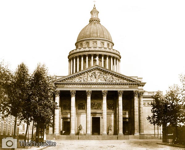 Paris. Pantheon by Baldus, Edouard, 1813-1889, photographer. - Click Image to Close