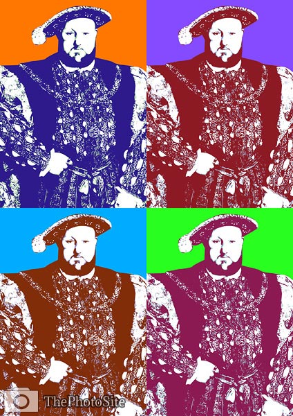 King Henry VIII Pop Art - Click Image to Close