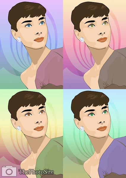 Audrey Hepburn Pop Art - Click Image to Close