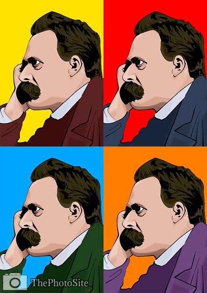 Friedrich Nietzsche Pop Art - Click Image to Close