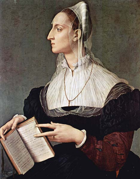 Portrait of laura battiferri - Click Image to Close