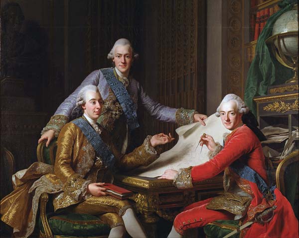 King Gustav III of Sweden and his Brothers - Click Image to Close