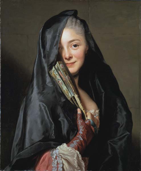 The Lady with the Veil (the Artist's Wife) - Click Image to Close