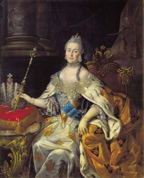 Portrait of ekaterina 1766 - Click Image to Close
