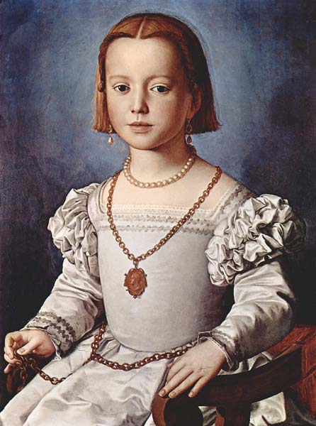 Portrait of Bia Medici, Daughter of Cosimo I - Click Image to Close